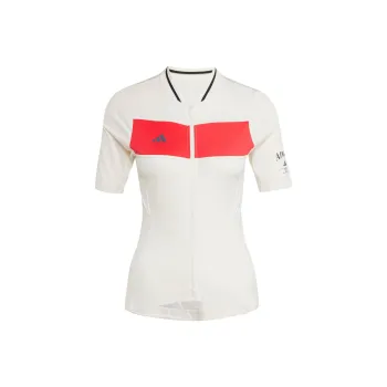 Adidas Heritage TEMPO LEGACY JERSEY Cycling Clothing Women's Pink White/Pure Gemstone Red