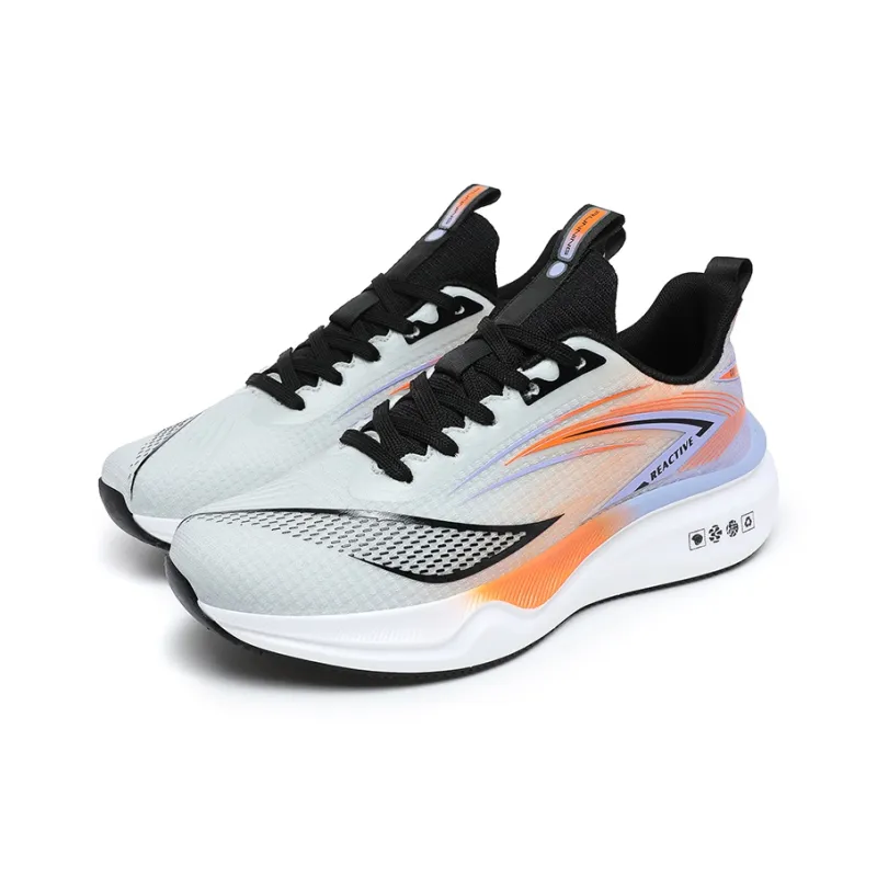 Gaius Durant Rebound Abrasion Resistant Slip Resistant Low Top Running Shoes Men's Light Gray Orange-2