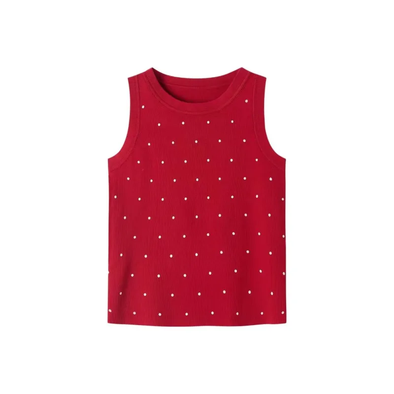 DOKZB Tank Tops Women's Red-0