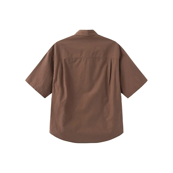 ZUO Shirts Men Yellow Earth Ochre-1