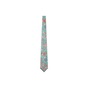 VERSACE Underwater Barocco Silk Tie