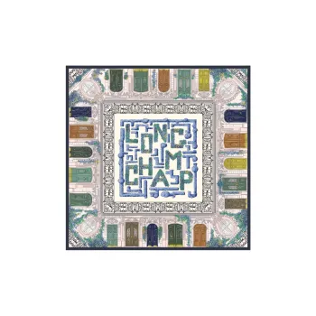 LONGCHAMP Jardin Parisien Silk Scarf