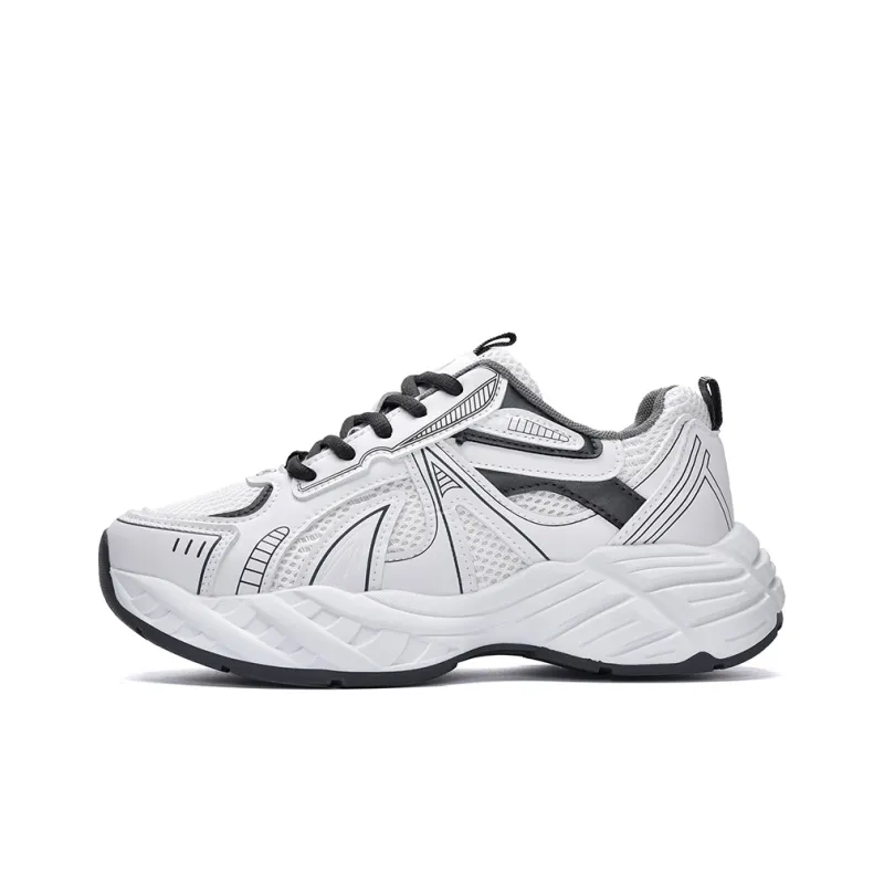 VICTORIA&VERA Slip Resistant, Abrasion Resistant, Breathable, Lightweight Low Top Chunky Sneakers Women's-0