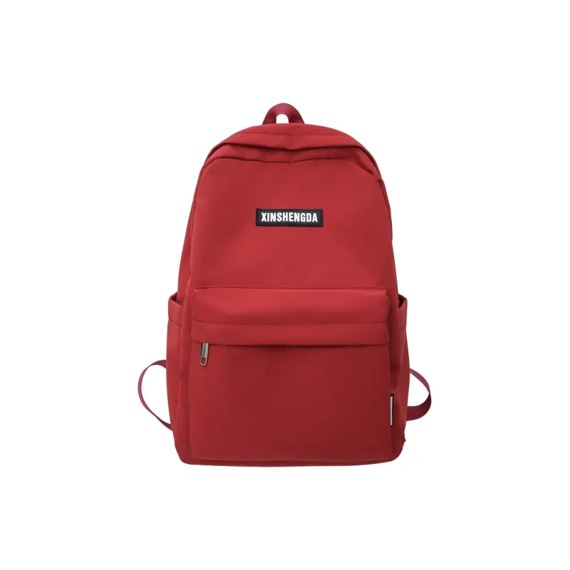 AIBAG Nylon Backpack Unisex White/Black/Red/Khaki/Blue-13