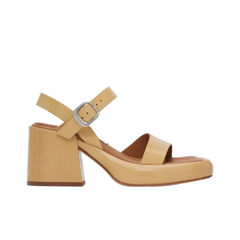 MIISTA One Strap Sandals Women's Beige-1