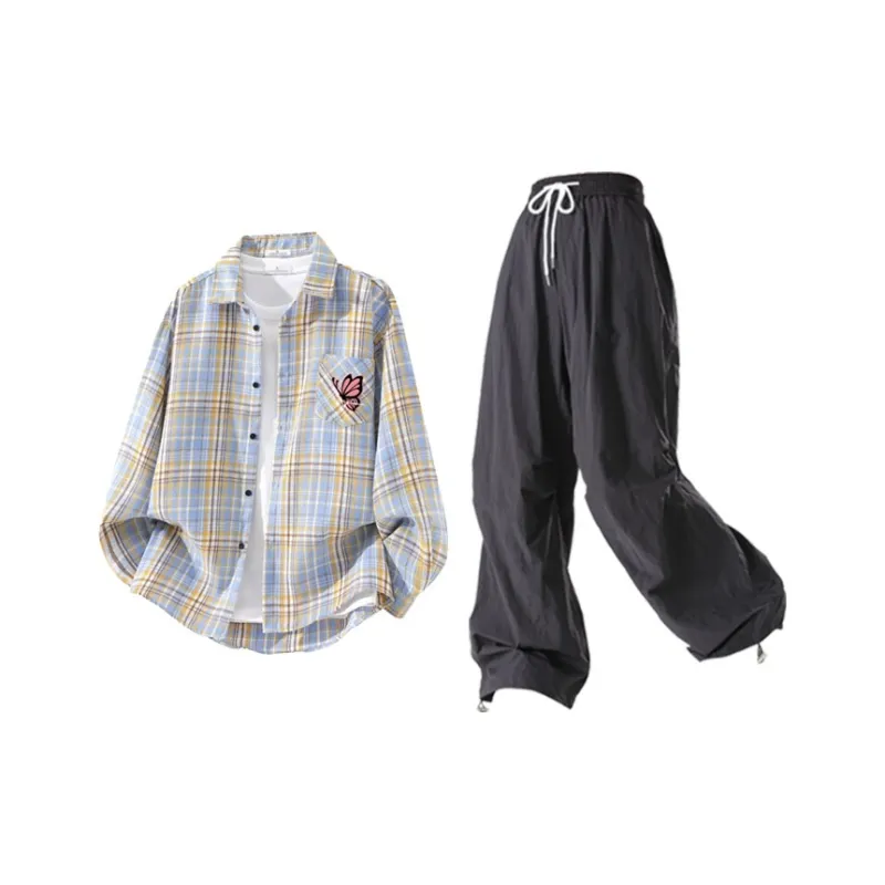 LIVINGTOWN Shirt Matching Set Unisex-6