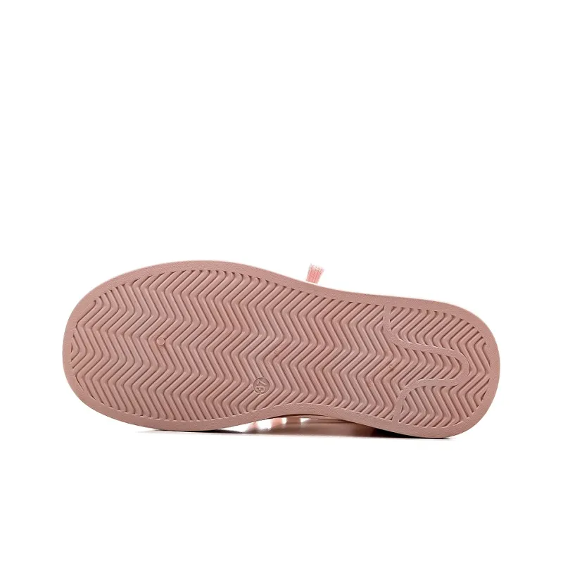 HUANQIU Slip Resistant, Lightweight, And Breathable Low Top Skateboard Shoes Women's Cherry Blossom Pink-4