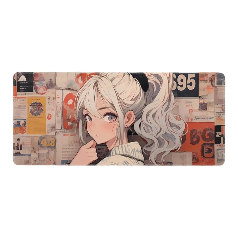 DANYIN Extra Large Vintage Girlish Computer Keyboard Pad Anime Mouse Pad Esports Gaming Table Mats For Men Mouse Pads-18