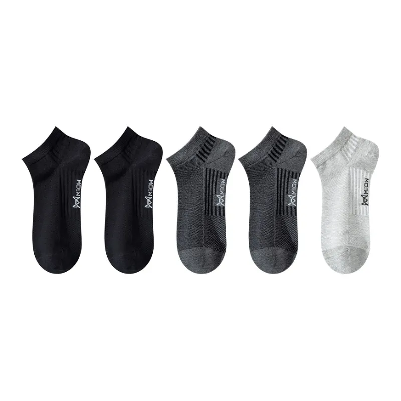MIIOW No Show Socks Men's 5 Pack-4