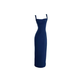 PUREIDOL Slip Dresses Women's Sea Teal