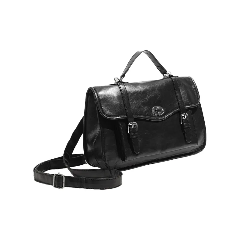 Jade En Plus PU Backpack Women's Hepburn Black-3