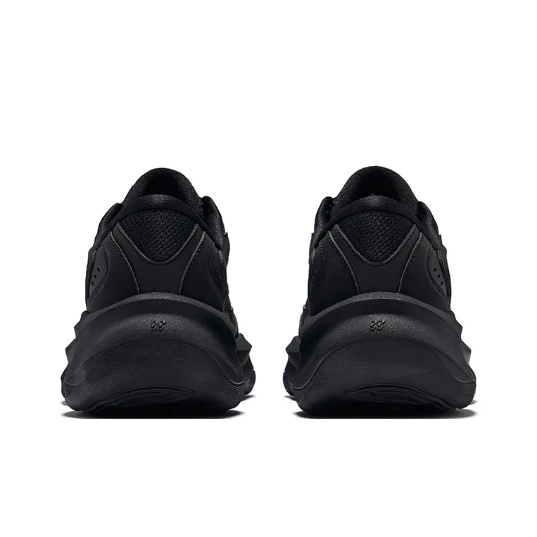 Erke Xiao You 2 Breathable And Resilient Low Top Casual Shoes Men's Jet Black-3