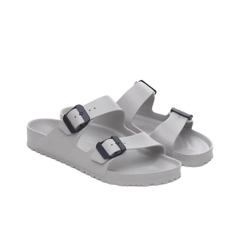 Birkenstock Arizona EVA Abrasion Resistant Slide Slippers Unisex Gray Narrow-2