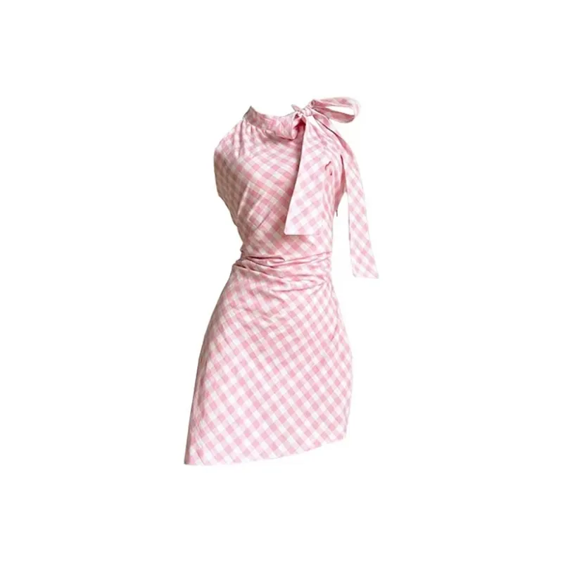KYKW Sleeveless Dresses Women's Pink-0