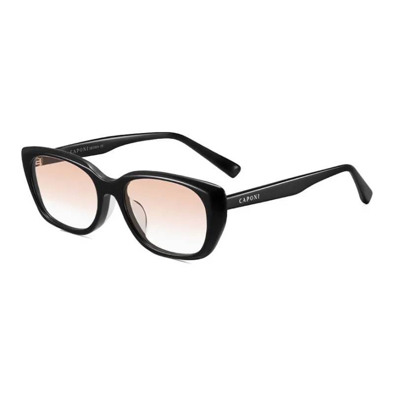 CAPONI Plate Frame Cat Eye Sunglasses Unisex-2