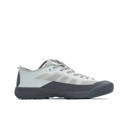 Arcteryx Konseal Lt Slip Resistant Low Top Hiking Shoes Men's White Gray
