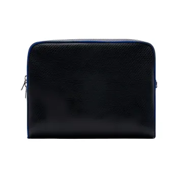 Burberry Calfskin Clutch Unisex Black