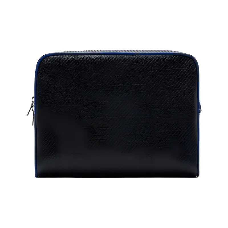 Burberry Calfskin Clutch Unisex Black-0