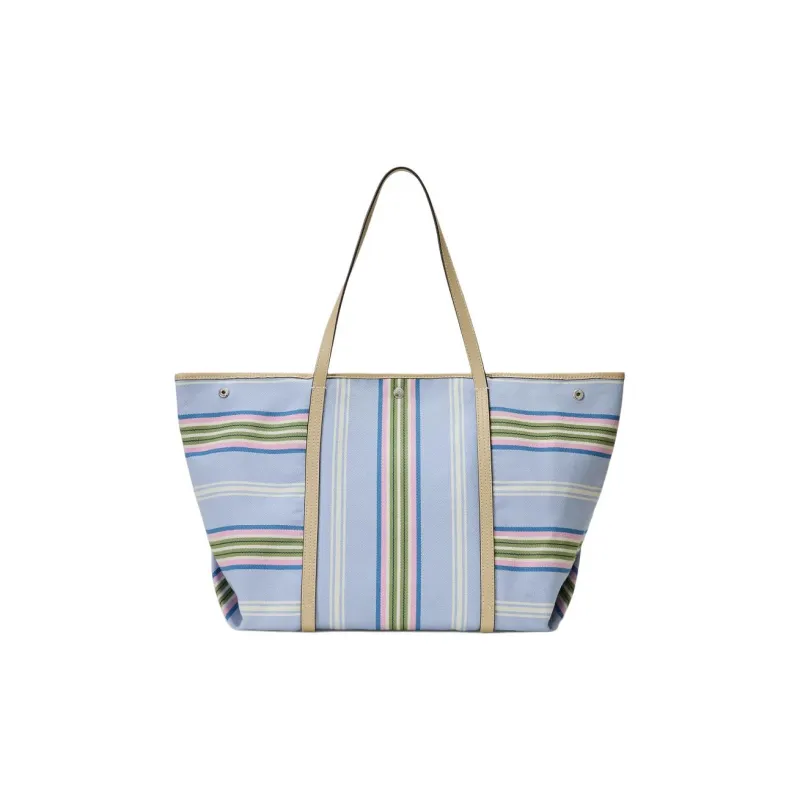 Polo Ralph Lauren Fabric Tote Bag, Shopping Bag, Handbag Tubas Women's Sand Dune-1