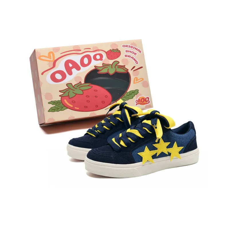 OAOQ Slip Resistant Cushioning Abrasion Resistant Lightweight Breathable Low Top Skateboard Shoes Unisex-42