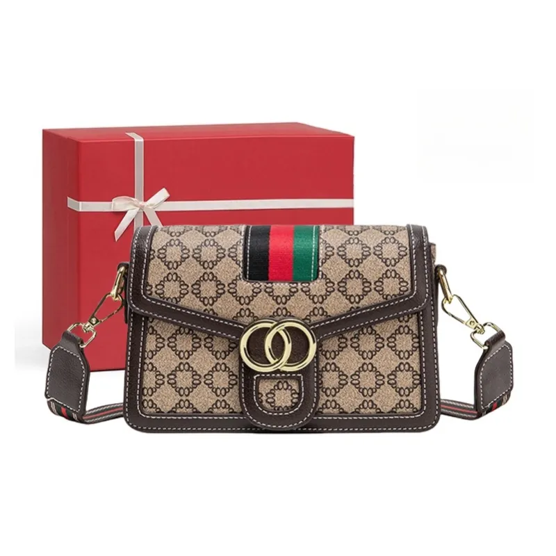 CNNCOO PVC Crossbody Bag, Shoulder Bag Women's Coffee-0