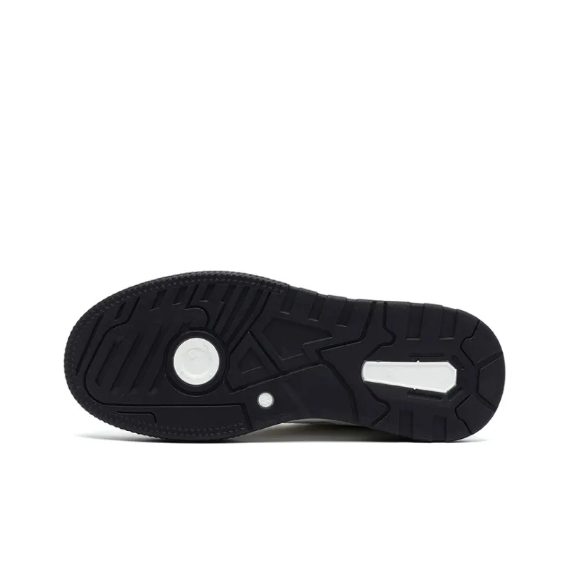 Warrior Slip Resistant, Abrasion Resistant, Breathable Low Top Skateboard Shoes Women's White Black-5
