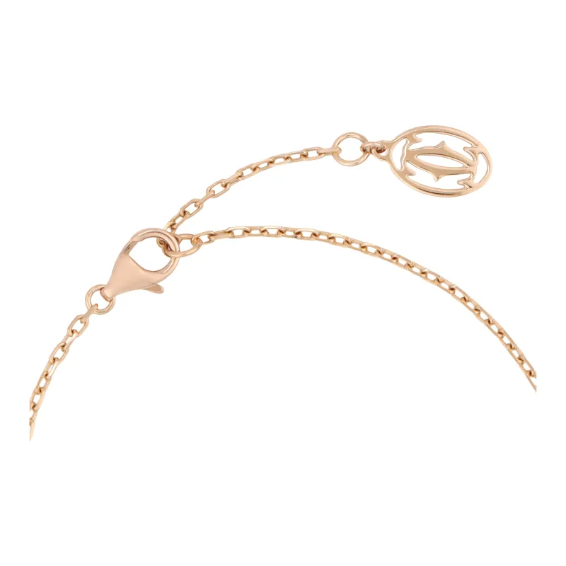CARTIER D'Amour Collection 18K Rose Gold Necklaces Women's Rose Gold-2