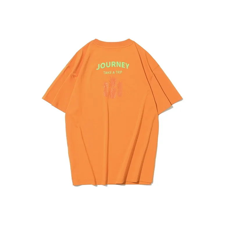 ZUO T-Shirts Men Orange Red-1