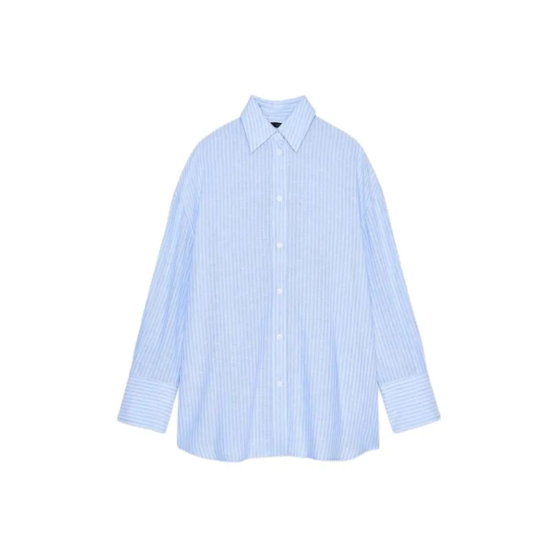 ZARA Shirts Women's Blue/White-0