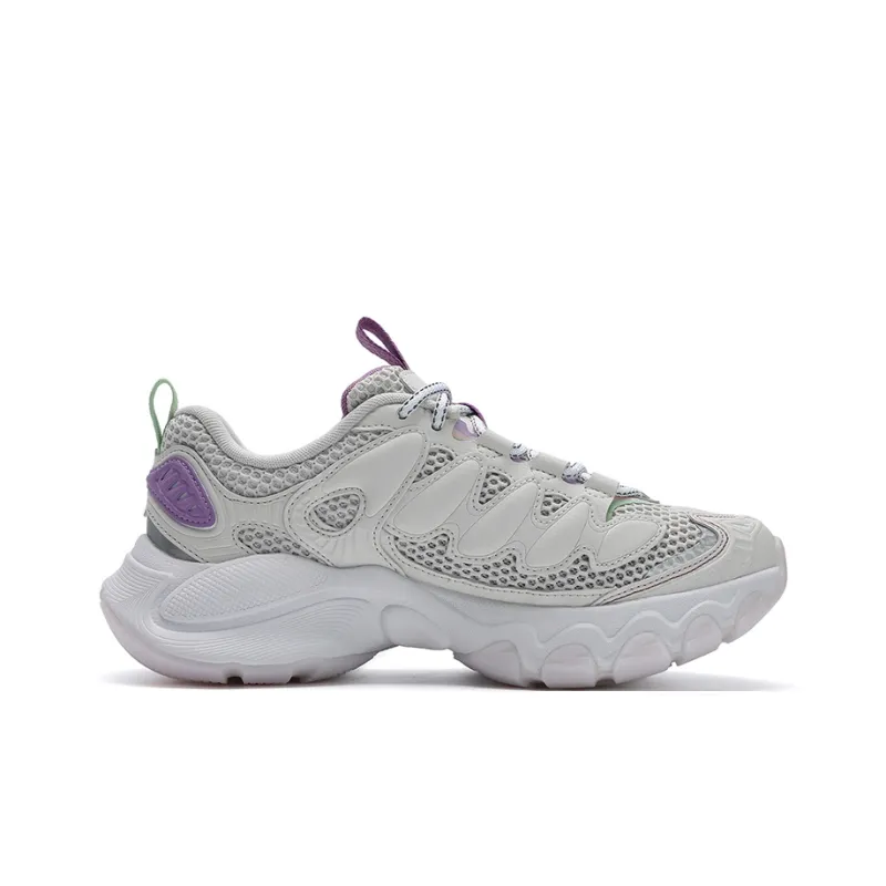 FILA TRUFFLE Abrasion Resistant Breathable Low Top Casual Shoes Women's Ecru-1