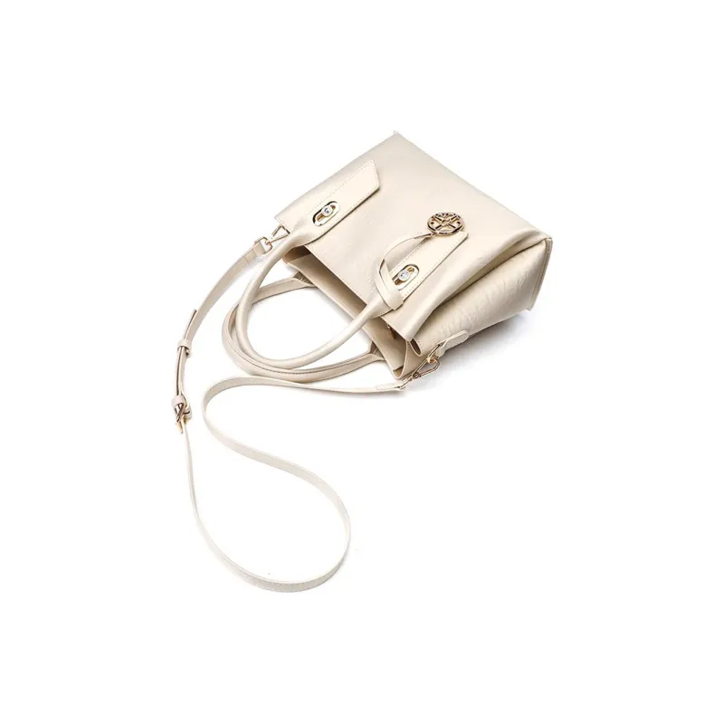 CLEVER& KETCH PU Handbag Women's White-6