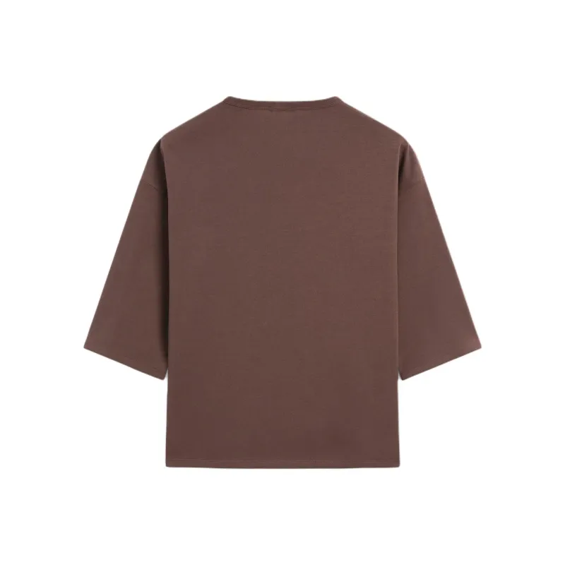 Massimo Dutti T Shirts Women's Brown-1