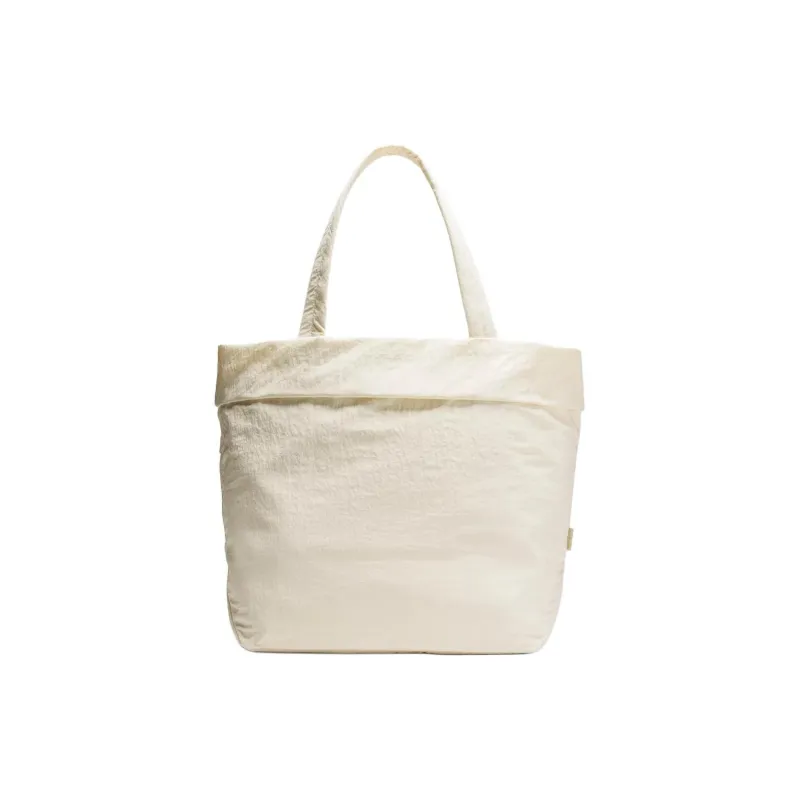 Lululemon Nylon Handbag Unisex Light Ivory & Gold-1