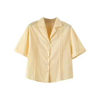 Late White Shirts Women's Custard