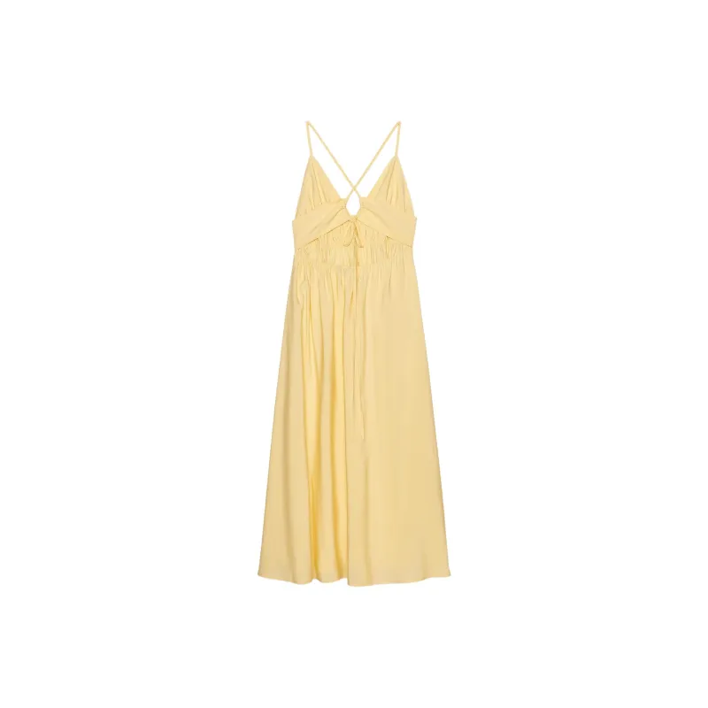 ZARA Slip Dresses Women's Yellow-1