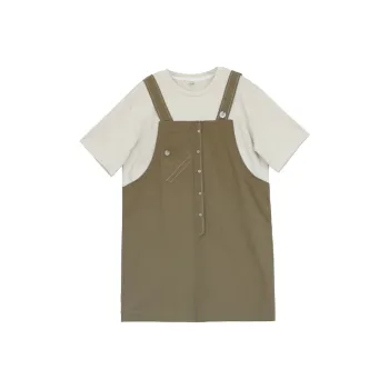 IT'REAL SS25 Short Sleeved Dress Women's Army Green