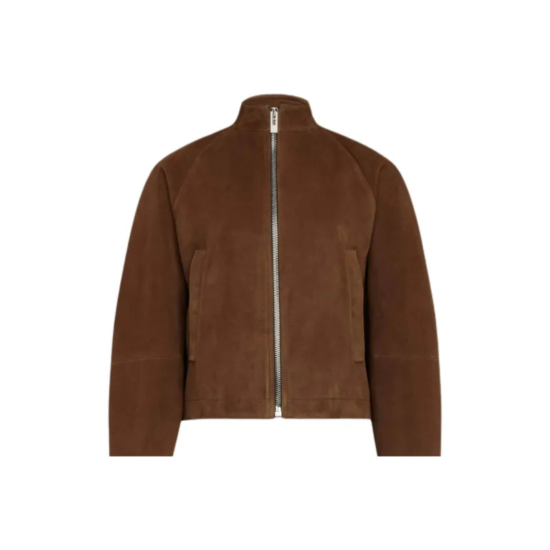 Alaia SS25 Leather Jacket Women's Brown-2