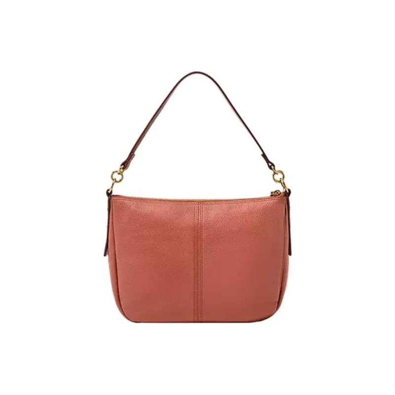 FOSSIL Leather Crossbody Handbag Women's Pink-1