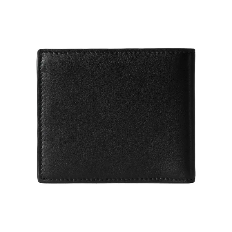 GUCCI GG Marmont Semi Shinny Soft Leather Wallet Men's Black-2