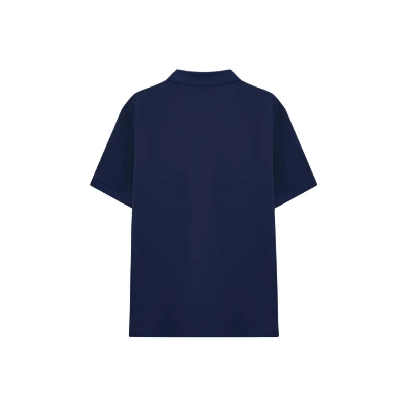 KENT&CURWEN Three Lions Embroidery 100% Cotton Shell Button Polo Shirt Unisex-9