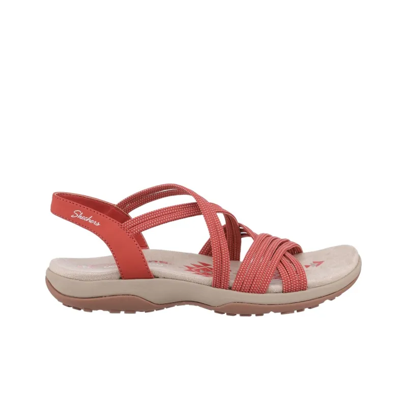 Skechers Reggae Slim Beach Sandals Women's Pink Brown-1