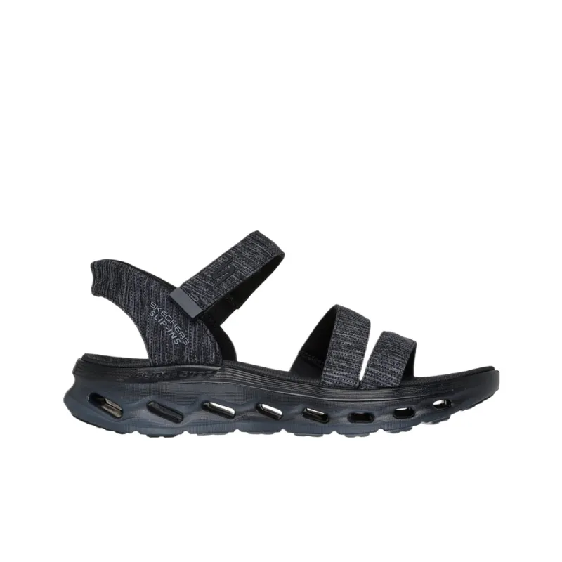 Skechers Slip ins One Strap Sandals Women's Black-1