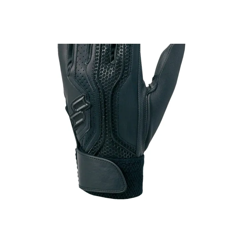 SSK Baseball Gloves Batter's Glove Synthetic Leather, Synthetic Fiber Unisex Black-2