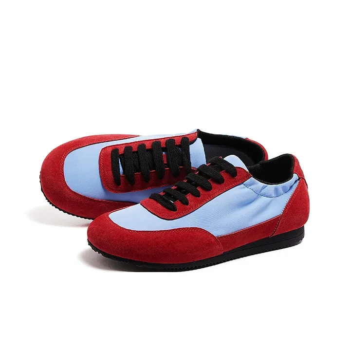 CAMEL Vintage Color Block Soft Rebound Comfortable And Trendy Versatile Casual Shoes For Women's-7