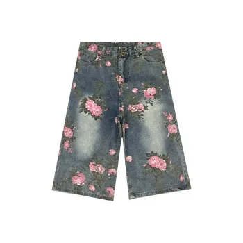VDNZ Denim Shorts Unisex Blue