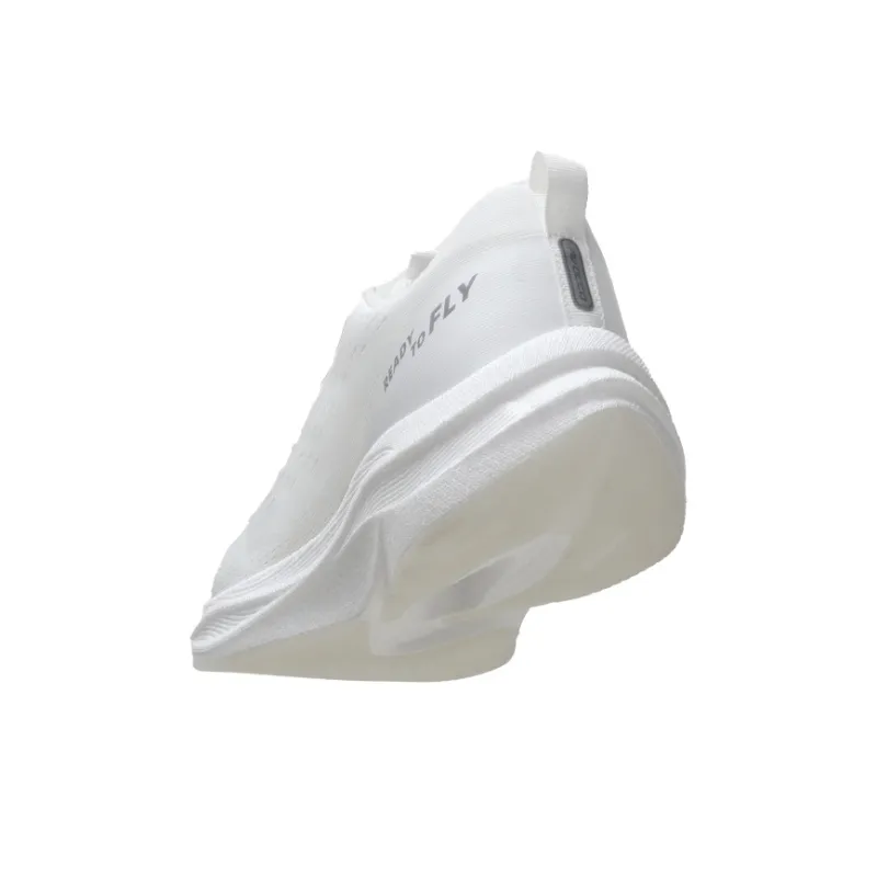 AVOCCO Running Shoes Unisex Low Top Crescent White/Thunder Black-4