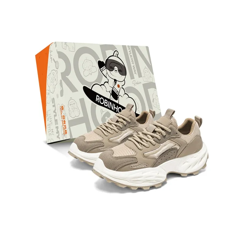 ROBINHOOD Cushioning, Slip Resistant, Abrasion Resistant, Coverage, Support Low Top Casual Shoes Men's-8