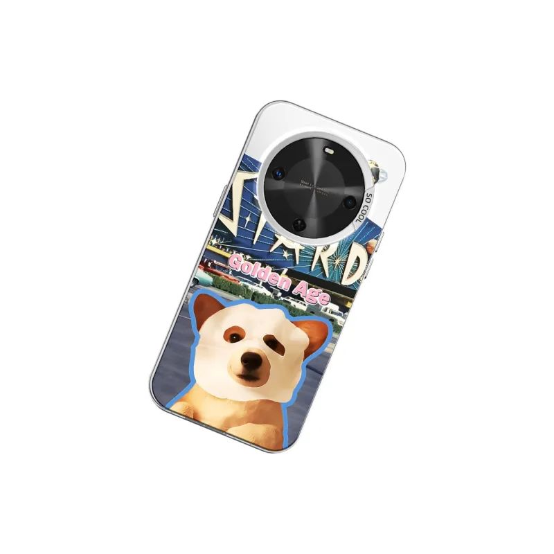 YAOCAI Acrylic Material Facial Mask Puppy Phone Cases Compatibility With MVMOM 30/20 Trendy And Cool-11