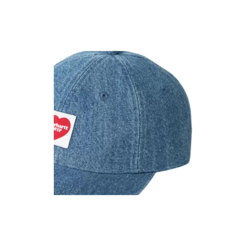 Carhartt WIP Leather Baseball Caps Unisex Blue-2