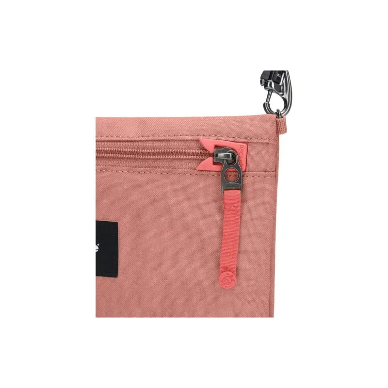 PACSAFE Recycled PET Shoulder Bag, Crossbody Bag Women's Rose Pink-8